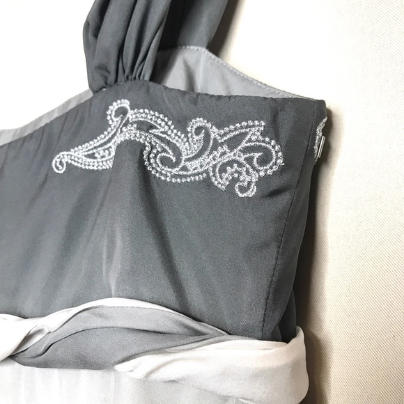 Beaded Ombre 2-Toned Silk Sleeveless Blouse by White House Black Market XS - Picture 3 of 11